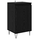 Sideboard Vægmonteret Sort eg 40 x 35 x 70 cm Konstrueret træ