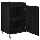 Sideboard Vægmonteret Sort eg 40 x 35 x 70 cm Konstrueret træ