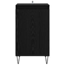 Sideboard Vægmonteret Sort eg 40 x 35 x 70 cm Konstrueret træ