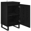 Sideboard Sort eg 40 x 35 x 70 cm Konstrueret træ