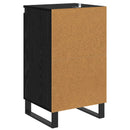 Sideboard Sort eg 40 x 35 x 70 cm Konstrueret træ