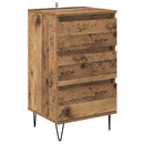 Sideboard Gammelt træ 40 x 35 x 70 cm Ingeniørt træ og jern