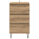 Sideboard Artisan Egetræ 40 x 35 x 70 cm Ingeniørt træ og jern