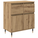 Sideboard Artisan Egetræ 60 x 35 x 70 cm Ingeniørt træ og jern