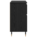 Sideboard Sort eg 60 x 35 x 70 cm Ingeniørt træ og jern