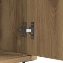 Sideboard Artisan Egetræ 60 x 35 x 70 cm Ingeniørt træ og jern