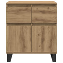 Sideboard Artisan Egetræ 60 x 35 x 70 cm Ingeniørt træ og jern