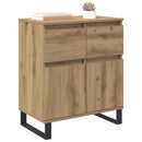 Sideboard Artisan Egetræ 60 x 35 x 70 cm Ingeniørt træ og jern