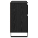 Sideboard Sort eg 60 x 35 x 70 cm Ingeniørt træ og jern