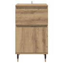 Sideboard Artisan Egetræ 40 x 35 x 70 cm Ingeniørt træ og jern