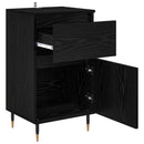 Sideboard Sort eg 40 x 35 x 70 cm Ingeniørt træ og jern