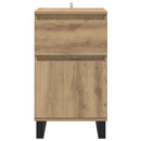 Sideboard med skuffe artisan eg 35 x 40 x 70 cm Konstrueret træ
