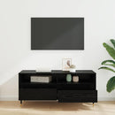 TV-skab Sort eg 100 x 34,5 x 44,5 cm Ingeniørt træ og jern