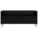 TV-skab Sort eg 100 x 34,5 x 44,5 cm Ingeniørt træ og jern