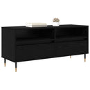 TV-skab Sort eg 100 x 34,5 x 44,5 cm Ingeniørt træ og jern
