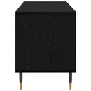 TV-skab Sort eg 100 x 34,5 x 44,5 cm Ingeniørt træ og jern