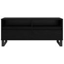 TV-skab Sort eg 100 x 34,5 x 44,5 cm Ingeniørt træ og jern