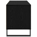 TV-skab Sort eg 100 x 34,5 x 44,5 cm Ingeniørt træ og jern