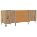 Pladeskab Artisan Egetræ 121 x 38 x 48 cm Ingeniørt træ og jern