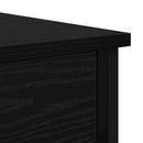 Sengebord 2 pcs Sort eg 34 x 35,5 x 45 cm Konstrueret træ