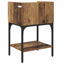 Sengebord Gammelt træ 40 x 29 x 60 cm Konstrueret træ