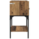 Sengebord Gammelt træ 40 x 29 x 60 cm Konstrueret træ