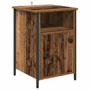 Natskab 2 pcs Gammelt træ 40 x 42 x 60 cm Konstrueret træ
