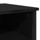 Natskab 2 pcs Sort eg 40 x 42 x 60 cm Konstrueret træ