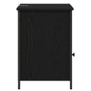 Natskab 2 pcs Sort eg 40 x 42 x 60 cm Konstrueret træ