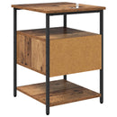 Natskab 2 pcs Gammelt træ 40 x 42 x 56 cm Konstrueret træ