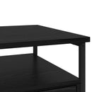 Natskab 2 pcs Sort eg 40 x 42 x 55 cm Konstrueret træ