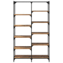 Bogreol Gammelt træ 100 x 32 x 170 cm Konstrueret træ