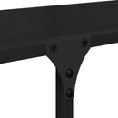 Bogreol Sort eg 100 x 32 x 170 cm Konstrueret træ