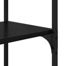 Bogreol Sort eg 100 x 32 x 170 cm Konstrueret træ