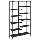 Bogreol Sort eg 100 x 32 x 170 cm Konstrueret træ