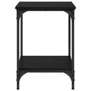 Sofabord Sort eg 40 x 40 x 55 cm Konstrueret træ