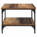 Sofabord Gammelt træ 55 x 55 x 40 cm Konstrueret træ