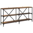 Konsolbord Gammelt træ 160 x 30 x 75 cm Konstrueret træ