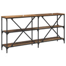 Konsolbord Gammelt træ 160 x 30 x 75 cm Konstrueret træ