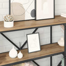 Konsolbord Artisan Egetræ 160 x 30 x 75 cm Konstrueret træ