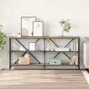 Konsolbord Artisan Egetræ 160 x 30 x 75 cm Konstrueret træ