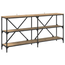 Konsolbord Artisan Egetræ 160 x 30 x 75 cm Konstrueret træ