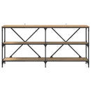 Konsolbord Artisan Egetræ 160 x 30 x 75 cm Konstrueret træ