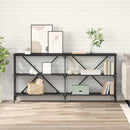 Konsolbord Sort eg 160 x 30 x 75 cm Konstrueret træ