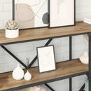 Konsolbord Artisan Egetræ 180 x 30 x 75 cm Konstrueret træ