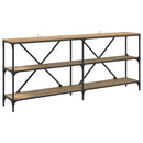 Konsolbord Artisan Egetræ 180 x 30 x 75 cm Konstrueret træ