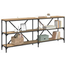 Konsolbord Artisan Egetræ 180 x 30 x 75 cm Konstrueret træ
