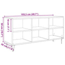 TV-skab Gammelt træ 103,5 x 30 x 50 cm Konstrueret træ