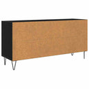 TV-skab Sort eg 103,5 x 30 x 50 cm Konstrueret træ
