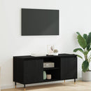 TV-skab 104 x 35 x 50 cm Sort eg Konstrueret træ
